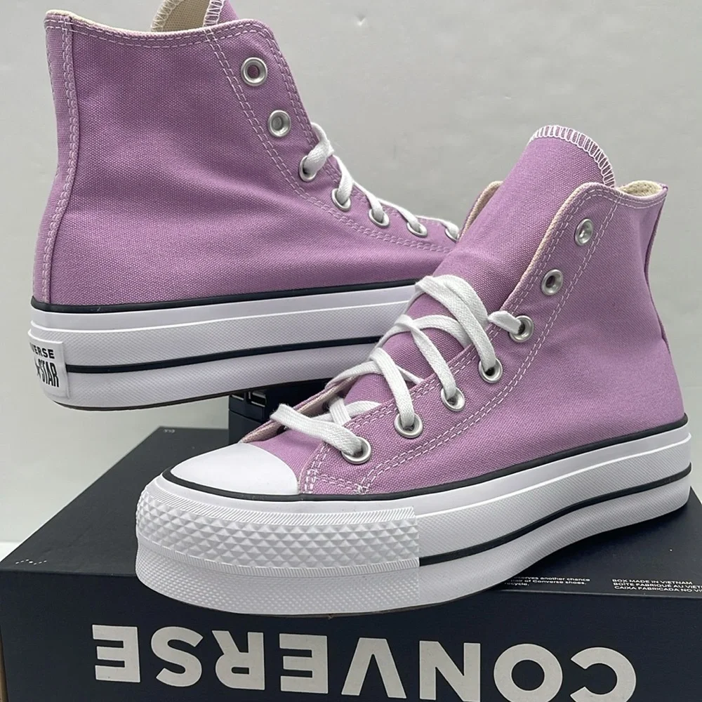 Converse WMNS Lavender High-Top Platforms A09392F CTAS LIFT HI CLASSIC AMETHYST